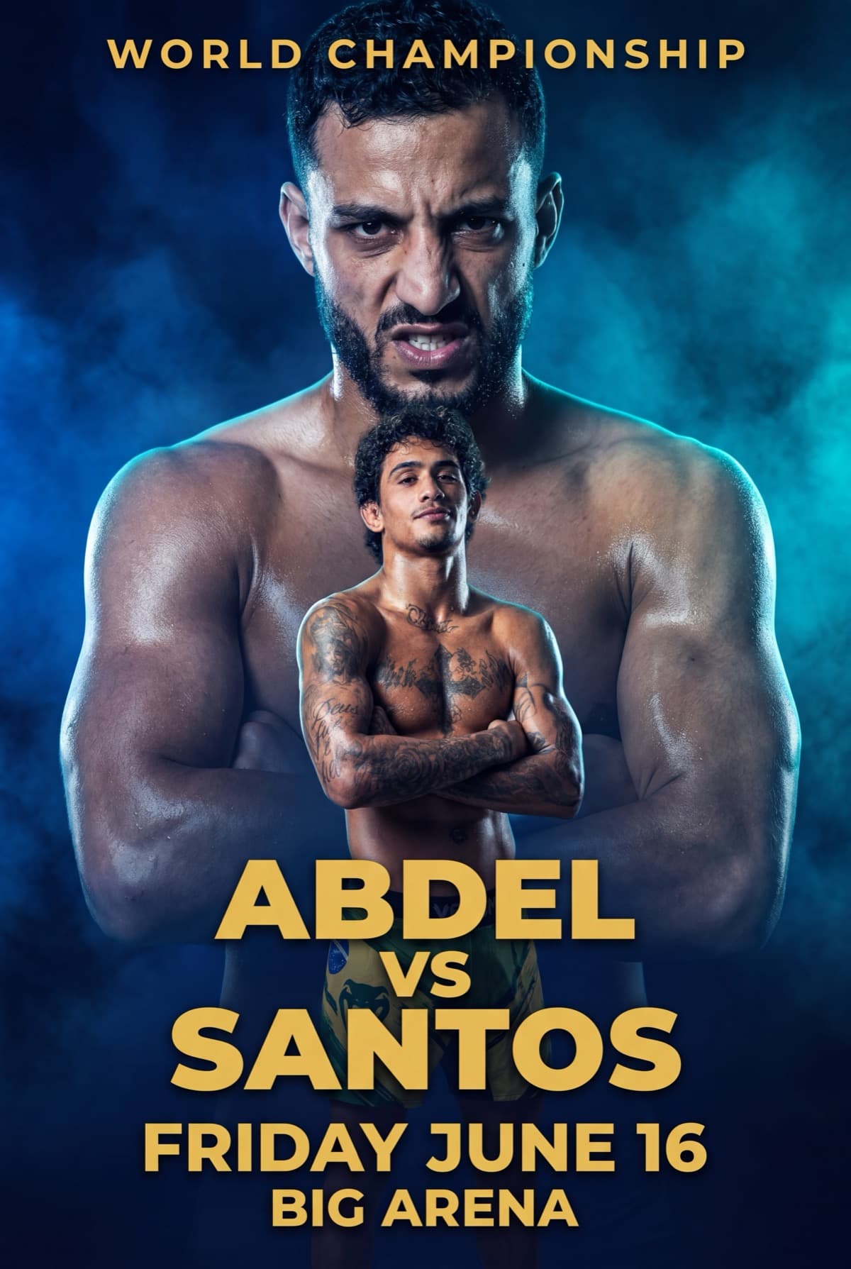 Fight poster style sample